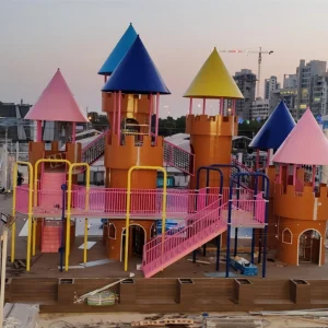 Safe Guarantee Kids Playground Customized Metal Equipment CE ROHS Certificated