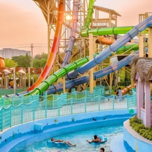 Outdoor Big Scale Kids Water Playground Theme Park for USA