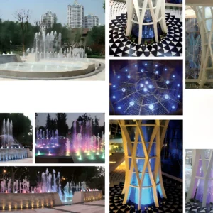 Water Fountain Scene Customized Light Park Decoration Spring for Hotel